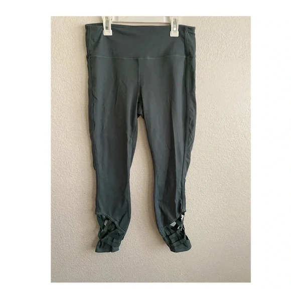 💥Active Life Womens Active Legging Elastic Criss Cross Detail Yoga Pant M - Picture 3 of 9